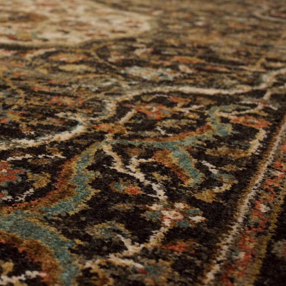 Karastan Spice Market Petra Charcoal 8' x 11' Area Rug, , large