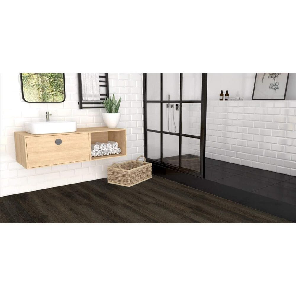 Armstrong Lutea Zen Harbor Brown 7&quot; x 60&quot; Luxury Vinyl Plank, , large