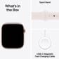 Apple Watch Series 10 GPS 42mm Rose Gold Aluminum Case with Light Blush Sport Band - S/M, , large
