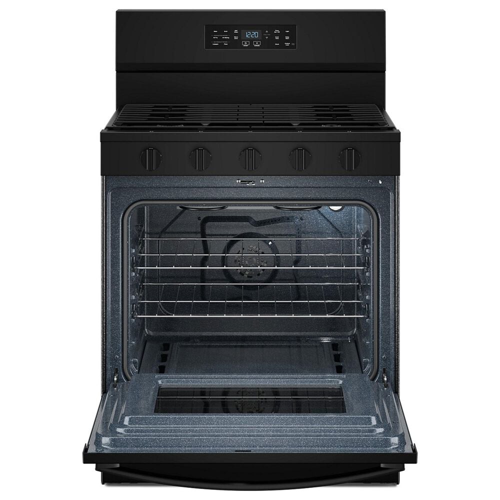 Whirlpool 5 Cu. Ft. Gas Range with Air Cooking Technology in Black, , large