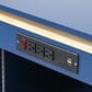 HOMLUX 56" Kitchen Island with Extended Table in Navy Blue, , large