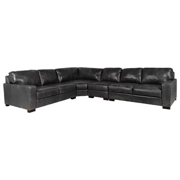 Softline 4-Piece Sectional in Splendor Dark Grey, , large