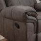 Linon Home Decor Gideon Manual Recliner in Stone Grey, , large