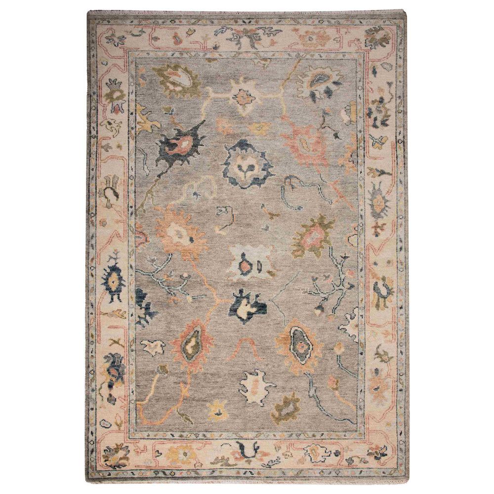 Rizzy Hallmark 2" x 3" Light Gray Area Rug, , large