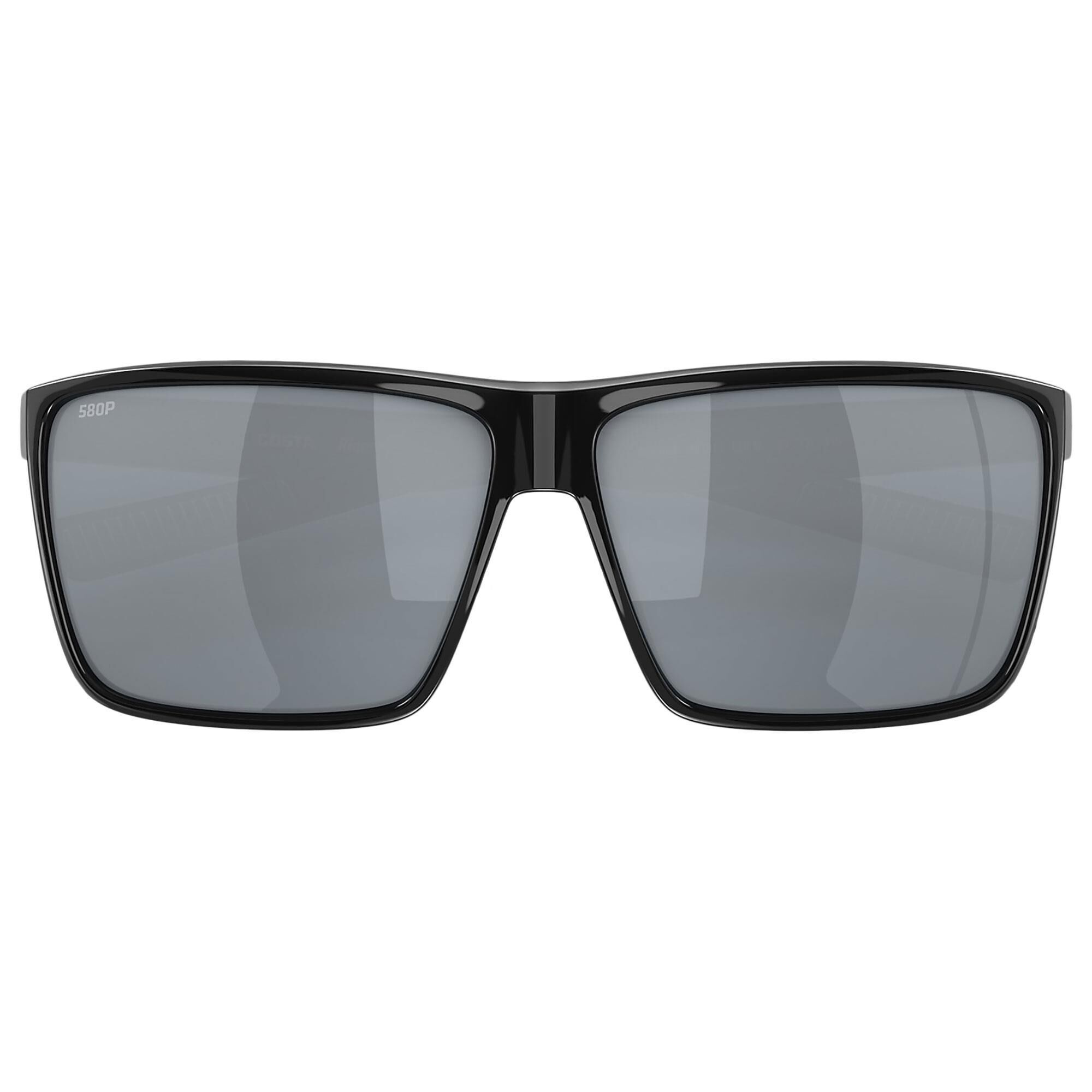 Costa Rincon Sunglasses with Gray Sliver Lenses in Shiny Black NFM