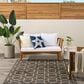 Nourison Horizon HOZ01 Charcoal 8" x 10" Indoor/Outdoor Area Rug, , large