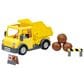 Bluey S12 Bluey Dump Truck Vehicle with Figures in Yellow, , large