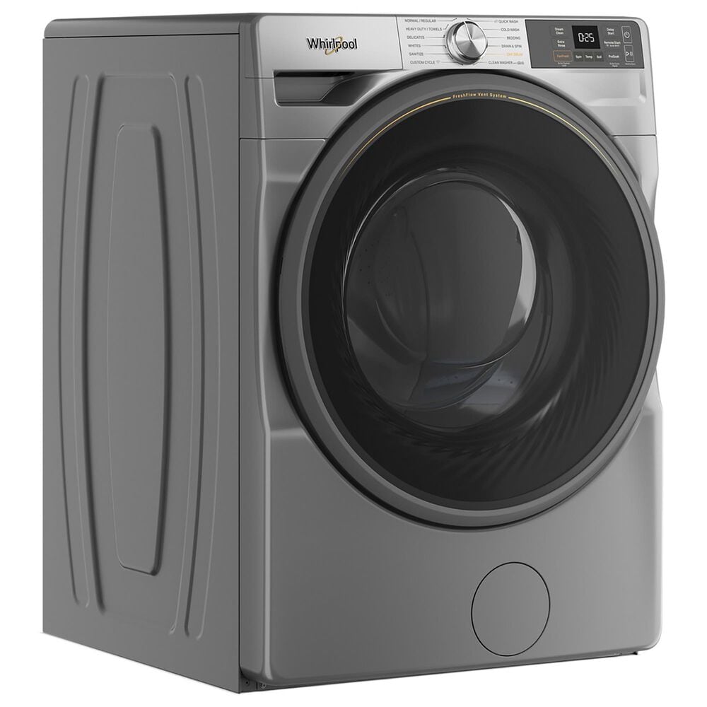 Whirlpool 4.5 cu. ft. Smart Front Load Washer with FreshFlow Vent System in Radiant Silver, , large