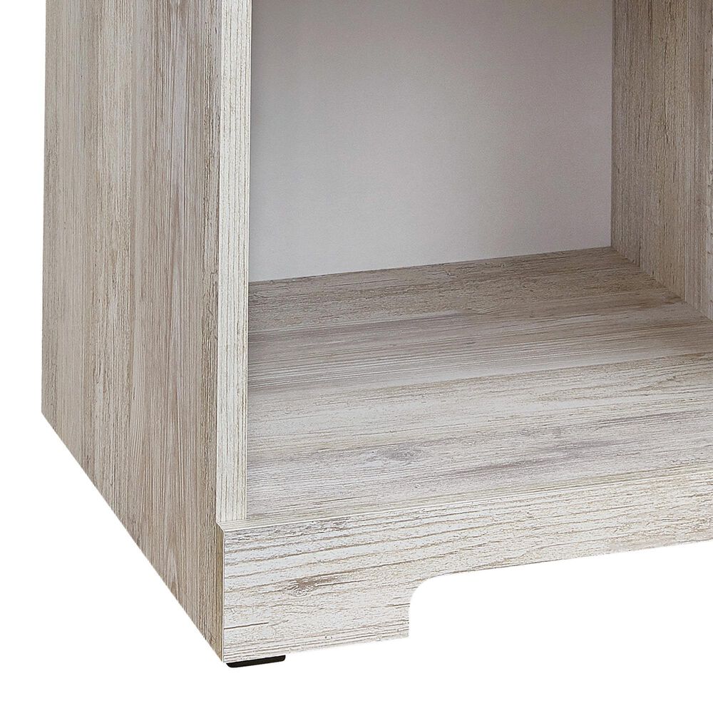 Ashley Paxberry 16&quot; 1-Drawer Nightstand in Whitewash, , large
