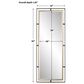 Uttermost Carrizo Rectangular Tall Mirror in Rustic Bronze and Light Antique Gold Leaf, , large
