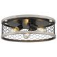 Golden Lighting Bailey 15" Flush Mount in Matte Black, , large