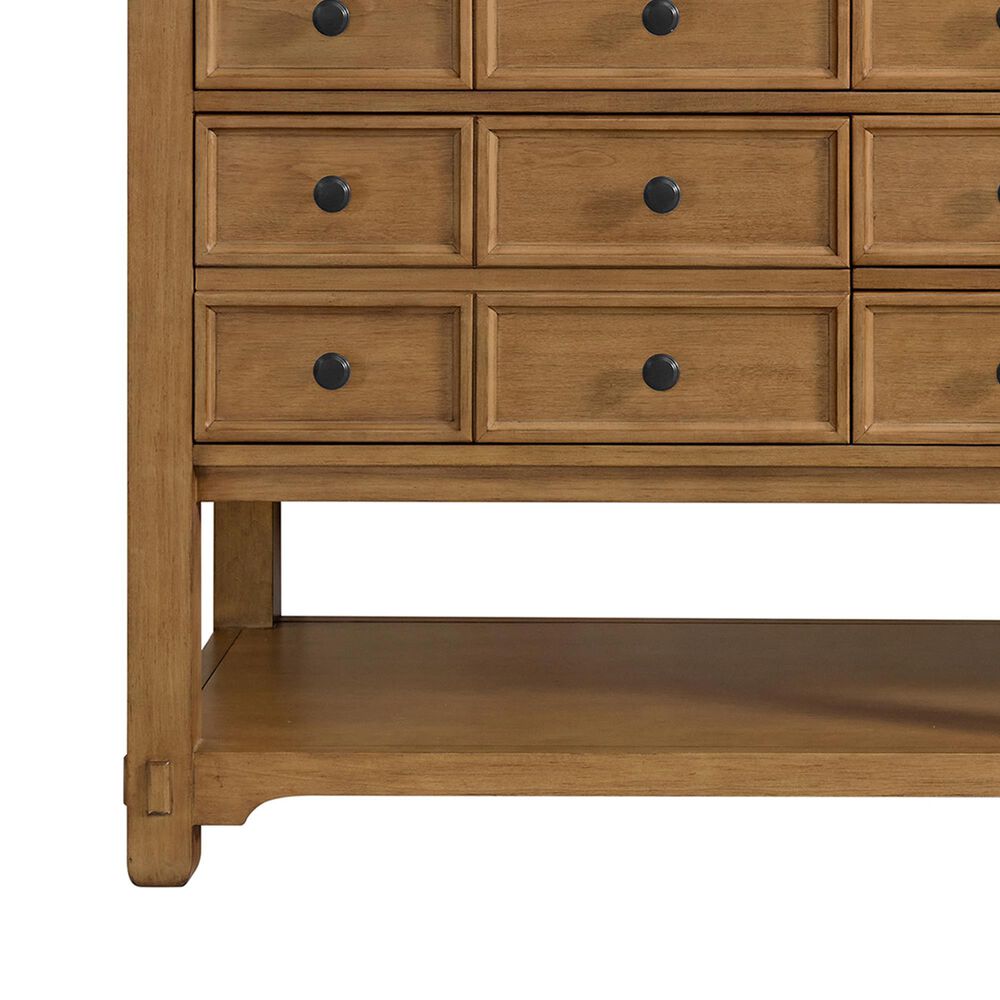James Martin Malibu 72&quot; Double Bathroom Vanity in Amber Birch with 3 cm Lime Delight Quartz Top and Rectangular Sinks, , large
