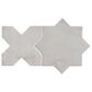 Soho Studio Malta Dove Gray Star and Cross 6" x 6" Porcelain Tile Kit, , large