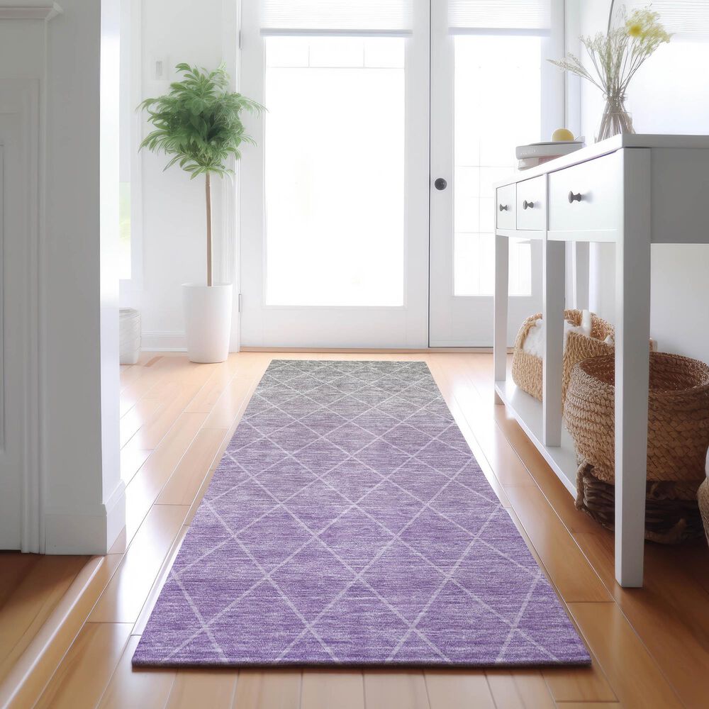 Dalyn Rug Company Lazio 2&#39;3&quot; x 7&#39;6&quot; Lavender Runner, , large