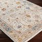Surya Tuscany TUS-2330 Brown, Cream, Light Beige, Blue, Bright Yellow and Dusty Coral 12" x 15" Area Rug, , large