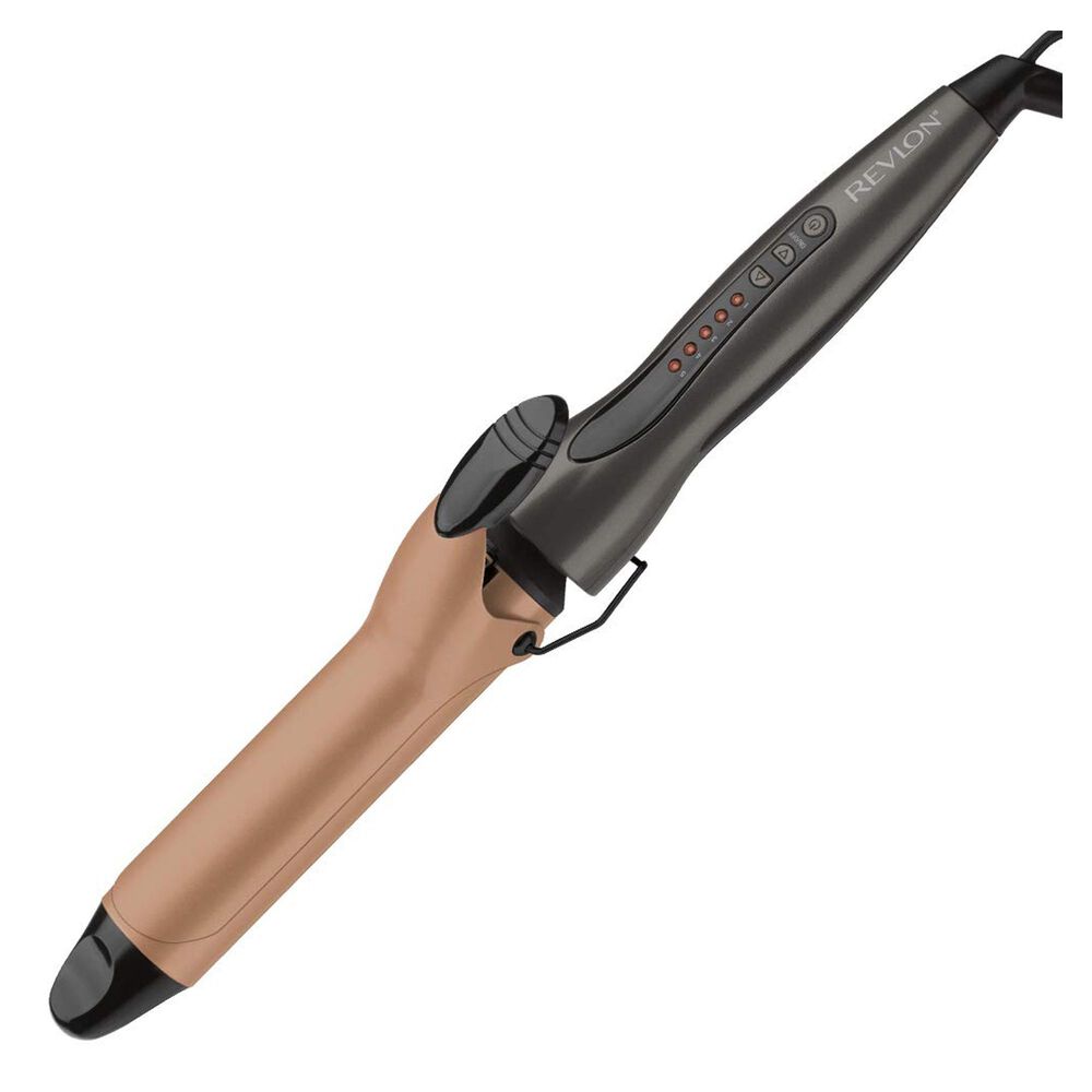 Revlon Salon Advanced 3X Ceramic 1.25" Curling Iron in Black and Copper, , large