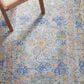 Safavieh Micro-Loop Oriental 5" x 8" Blue and Green Area Rug, , large