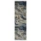 Oriental Weavers Capella Abstract Blue 2"3" x 7"6" Runner, , large