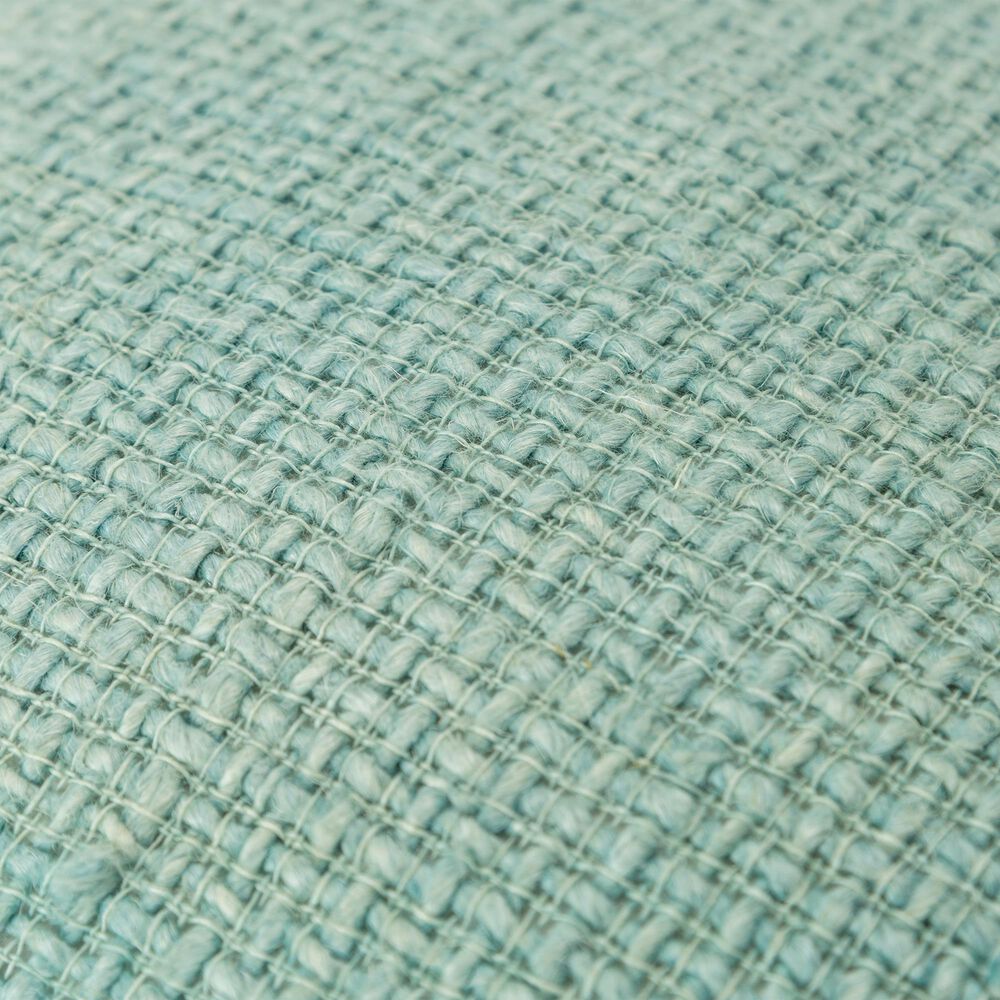 Rizzy Home Solid 20&quot; Down Filled Pillow in Teal, , large