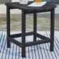 Ashley Sundown Treasure Patio Rectangular End Table in Black, , large