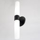 Vaxcel Elliot 2-Light Bathroom Vanity in Matte Black, , large