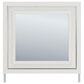 Ashley Zuraleus 6-Drawer Dresser and Mirror in Matte White and Chrome, , large