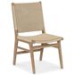Sunset West Travertino and Sedona 5-Piece Patio Dining Set in Bisque and Teak, , large
