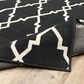 Oriental Weavers Marina 7763K 2"3" x 7"6" Black and Ivory Runner, , large