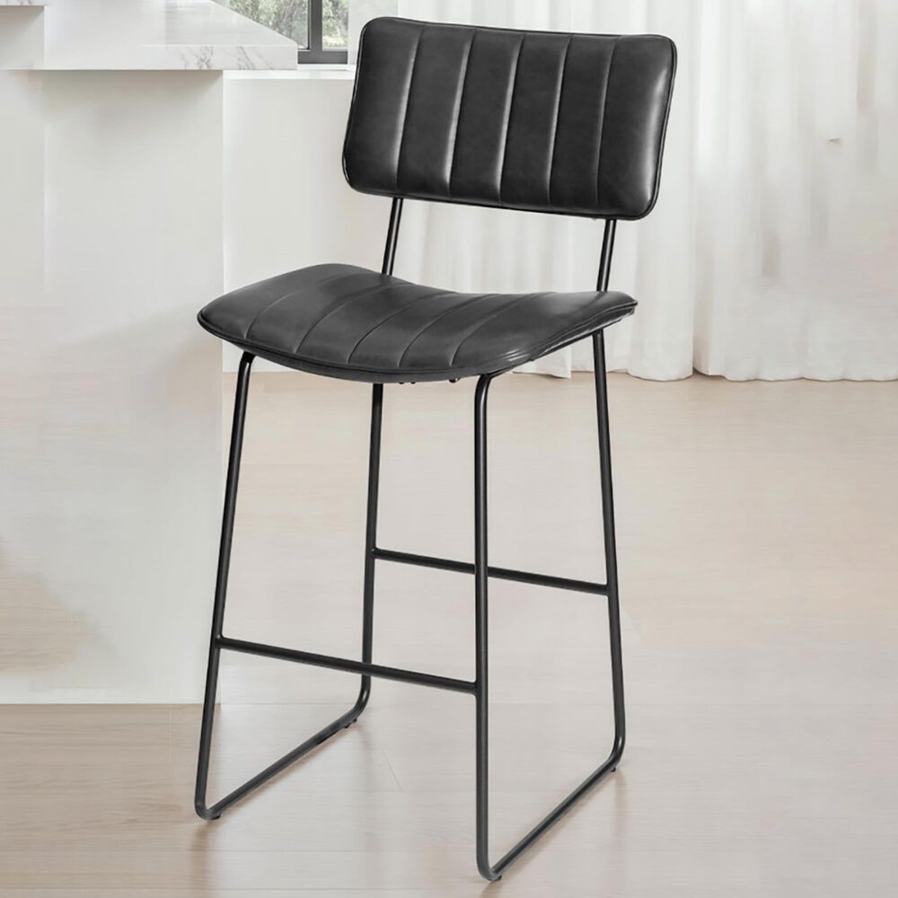 Crystal City Tribeca 30" Bar Stool in Black, , large