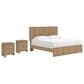 Ashley Gramburg 3 Piece King Panel Bedroom Set in Warm Brown, , large