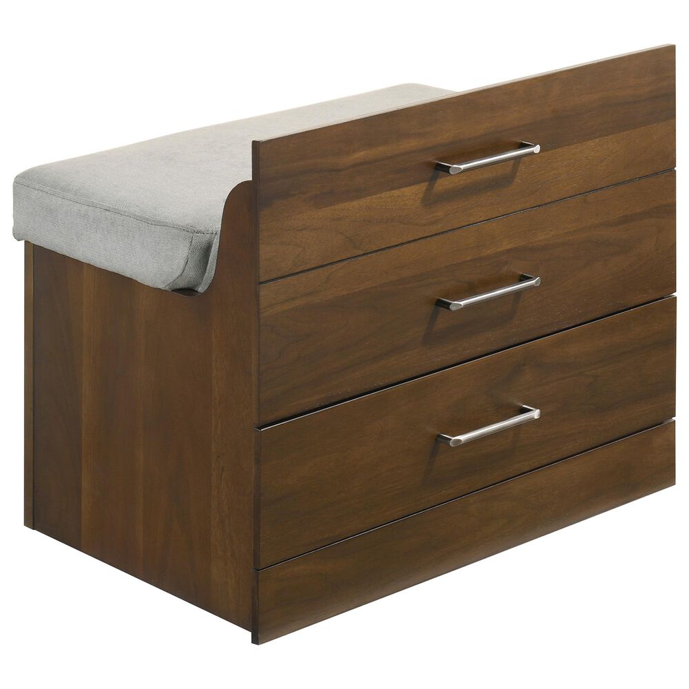 Mayberry Hill Malibu Vanity Set in Walnut, , large