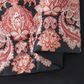 Peking Handicraft Rhapsody 3-Piece King Comforter Set in Black and Pink, , large