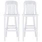 Linon Home Decor Maylen Bar Stool in Lustrous White (Set of 2), , large