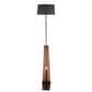 LumiSource Robyn Mid-Century Modern Floor Lamp in Walnut Wood and Black Linen Shade by LumiSource, , large