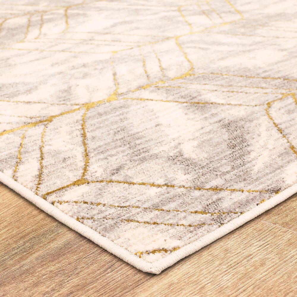 Karastan Axiom Ebb 92114-70042 5&#39;3&quot; x 7&#39;10&quot; Dove Area Rug, , large