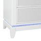Global Furniture USA Alina 9-Drawer Dresser Only in White with LED, , large