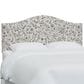 Rifle Paper Co Crafted by Cloth & Company Mayfair Twin Headboard in Aviary Black/Cream, , large