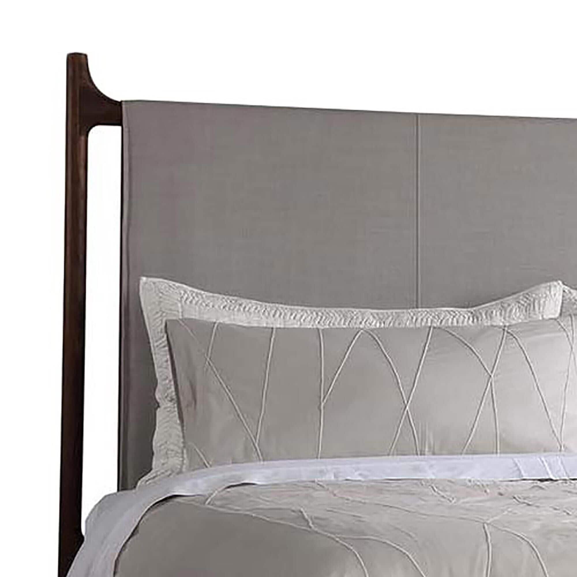 Stickley walnut grove upholstered bed sale