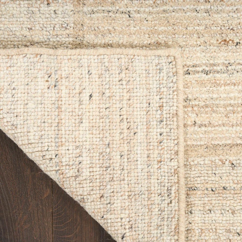 Nourison Ridge Beige and Ivory 7'9" x 9'9" Area Rug, , large