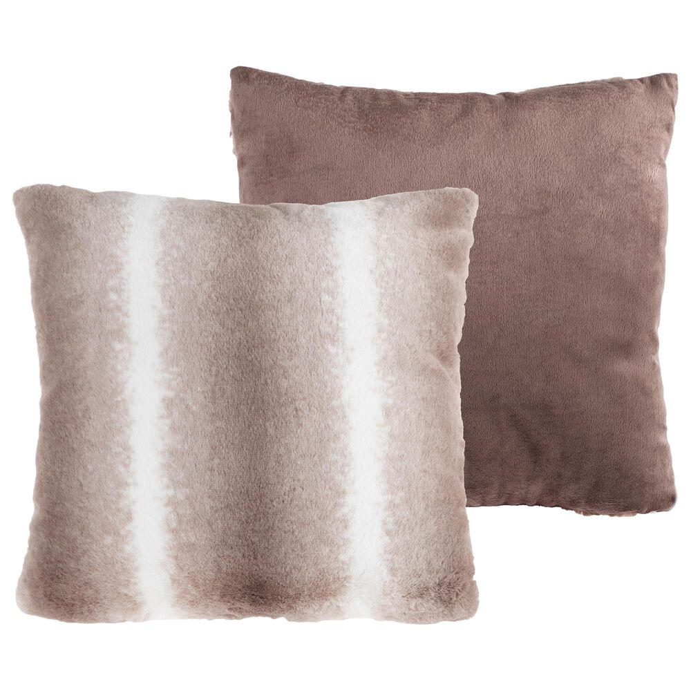 Timberlake Hastings Home Pillow in Gray and White Striped &#40;Set of 2&#41;, , large
