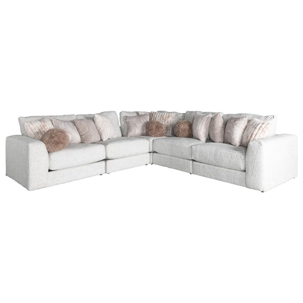 HARTSFIELD Jazzy 5-Piece Sectional in Bone, , large