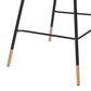 Zuo Modern Var Counter Stool in Yellow and Black, , large