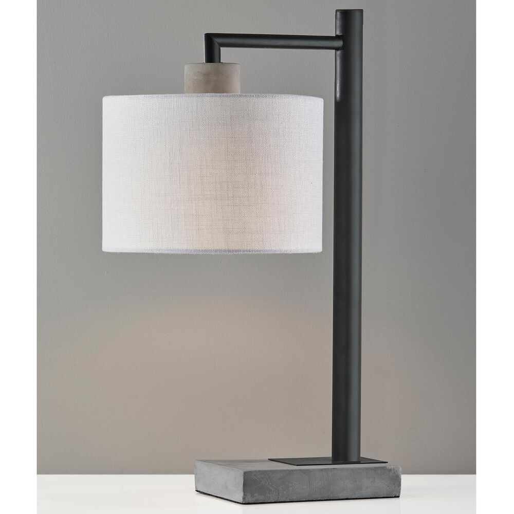 Adesso Devin Table Lamp in Black and Grey, , large