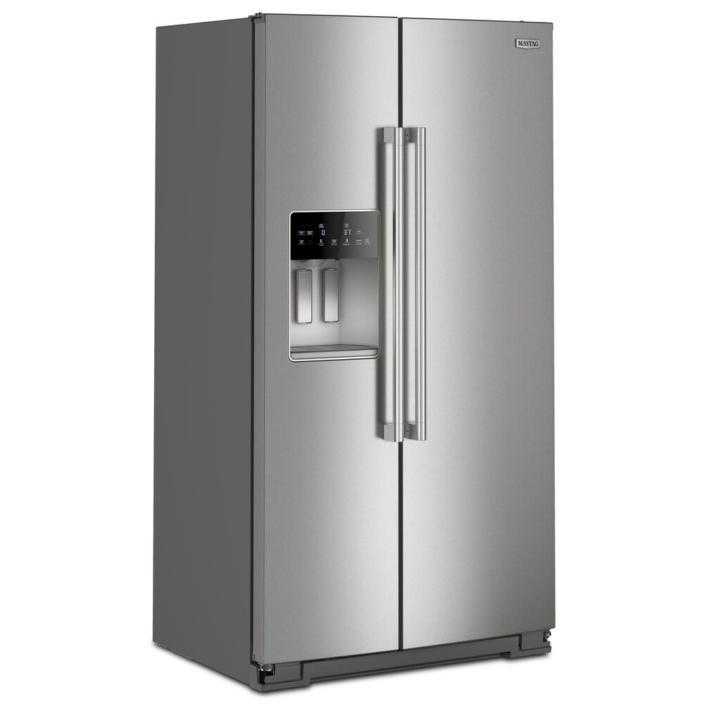 Maytag 20.8 Cu. Ft. Side-by-Side Refrigerator in Stainless Steel, , large