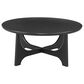 Bassett Mirror Company Dunnigan Round Cocktail Table in Black Matte, , large