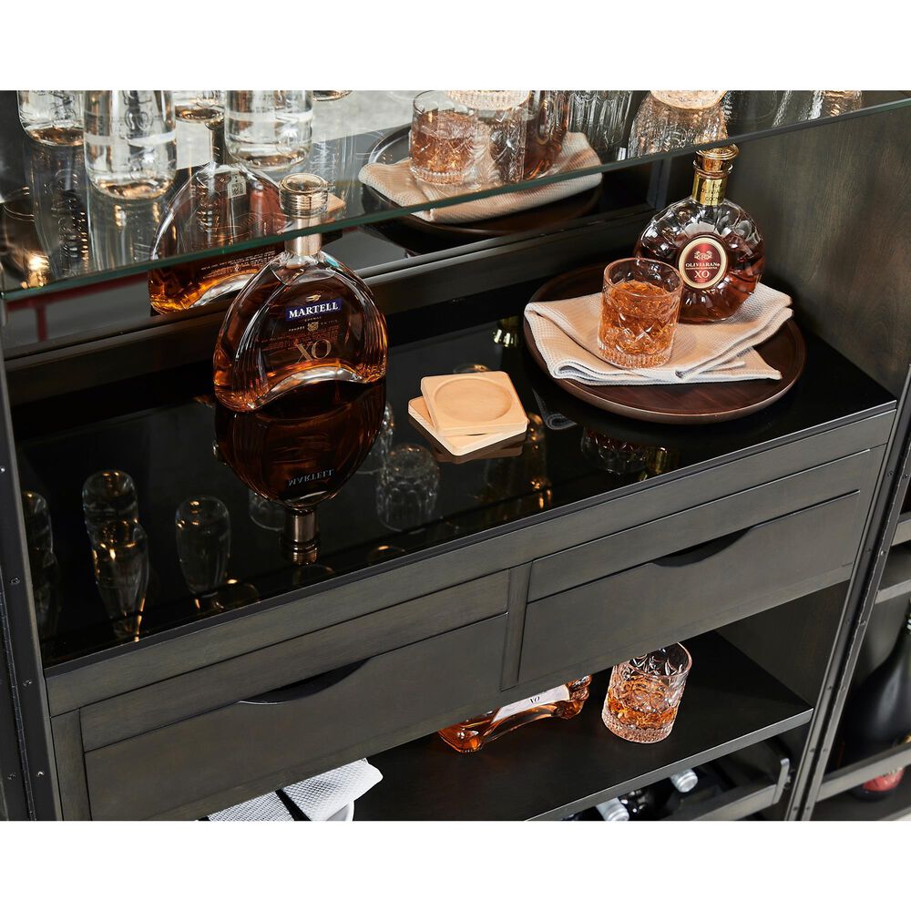 Imperial Sophia Bar Cabinet in Smoke, , large