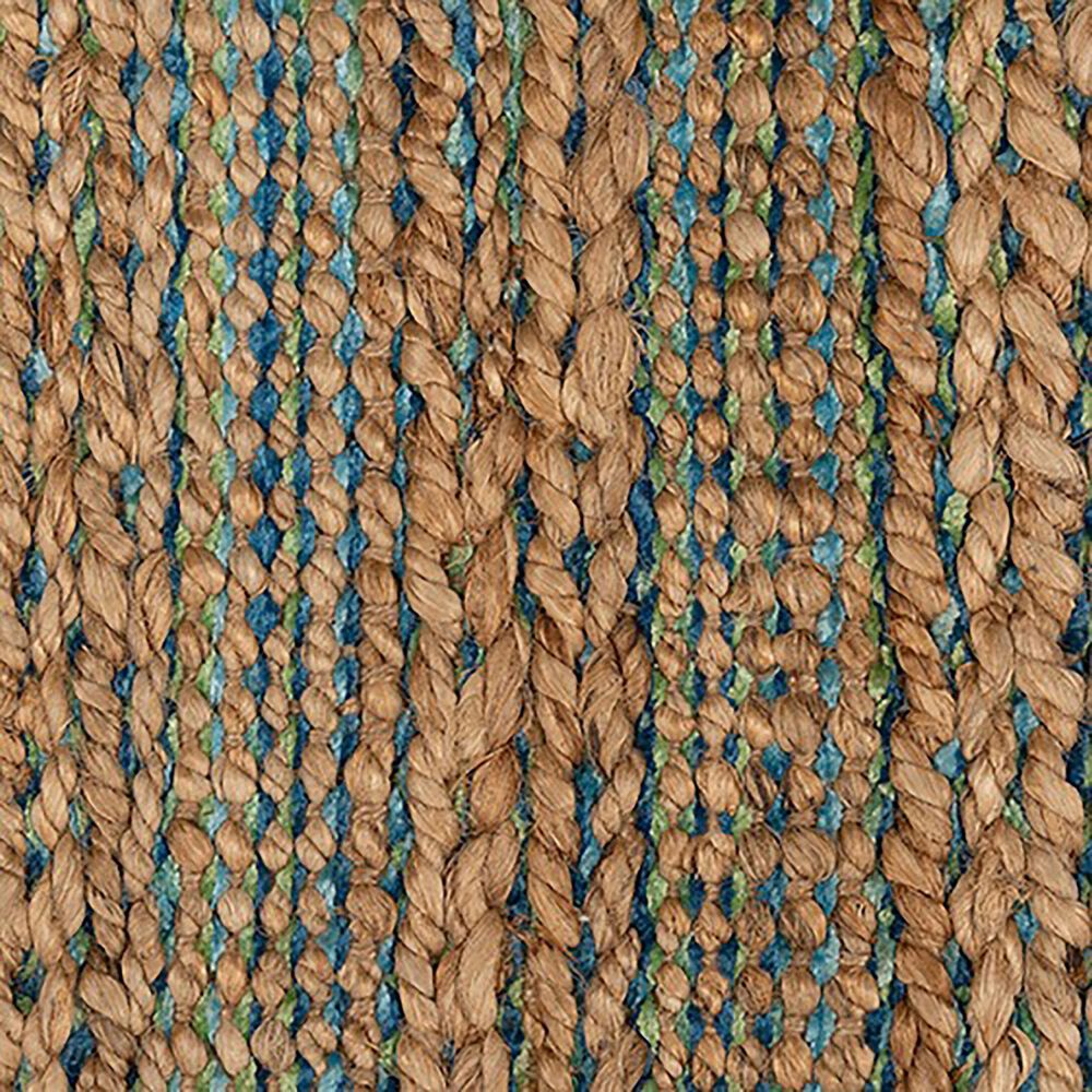 L&amp;R Resources Natural Fiber 2&#39;6&quot; x 7&#39;9&quot; Blue and Green Runner, , large