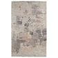 Feizy Zarah 2" x 3" Beige and Gray Area Rug, , large