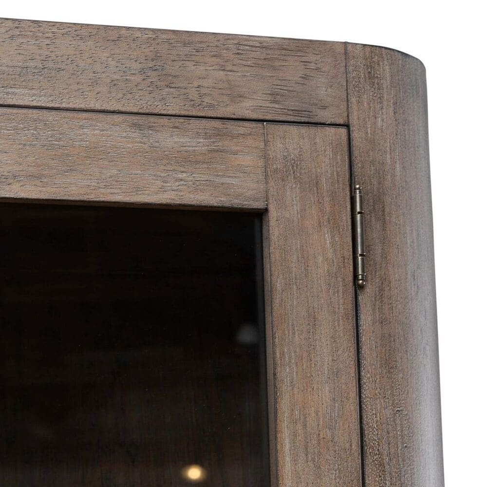 Liberty Furniture South Bend Display Cabinet in Burnished Clay, , large