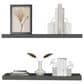 Hearth and Haven Ecco32" Floating Wall Shelf with Space-Saving Design in Gray (Set of 2), , large
